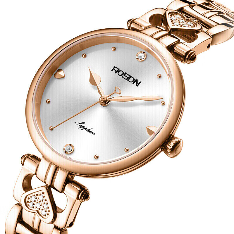 劳士顿(rosdn)手表女时尚简约石英女表气质款防水女士手表l3280s-mrw