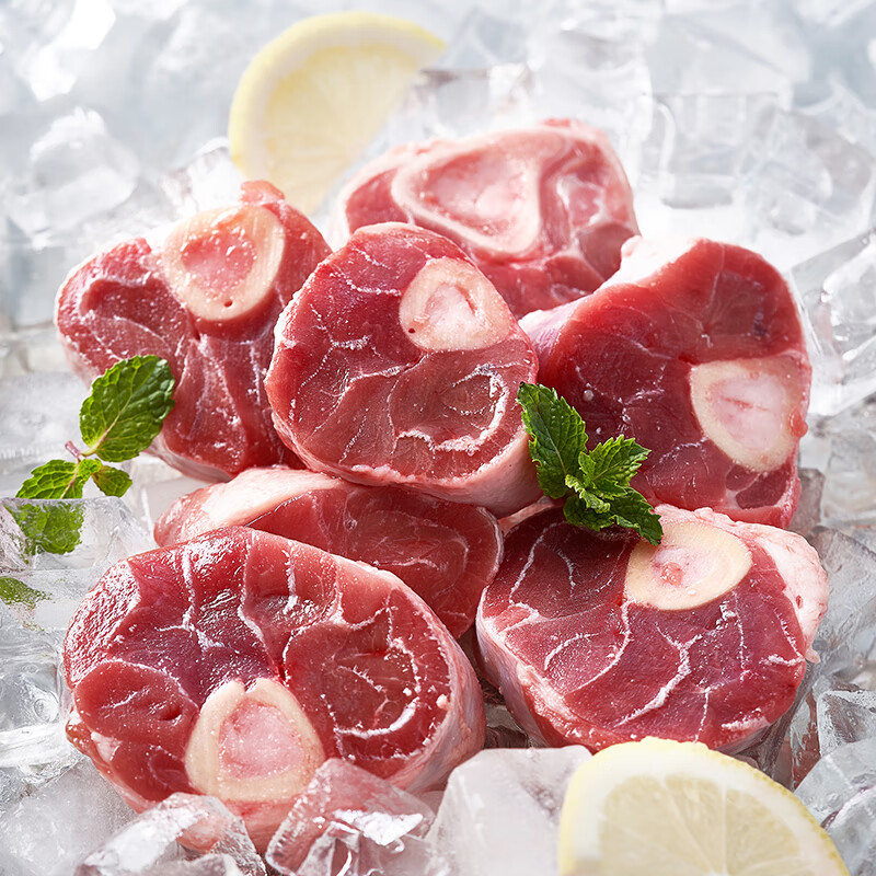 东来顺X1号会员店联名款 羔羊原切小腿块3斤 羊腿手把肉 内蒙羊肉