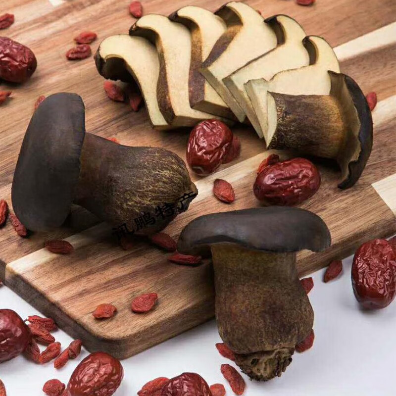 滇味十足(DIANWEISHIZU)云南高原新鲜黑牛肝菌新鲜菌菇蔬菜货顺丰空运礼品礼盒 1斤【顺丰空运】