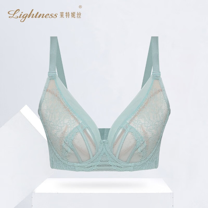 莱特妮丝(lightness)   软钢圈超薄性感大杯文胸胸罩内衣女pz113 丹青
