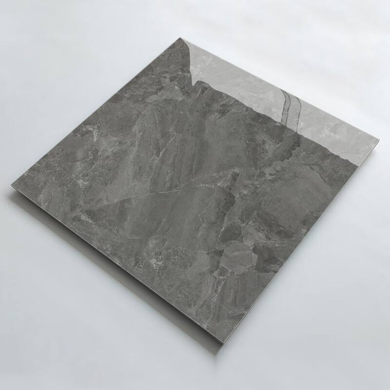 仁聚益瓷砖地砖800x800客厅防滑灰色通体大理石地板砖80x80磁砖抛釉