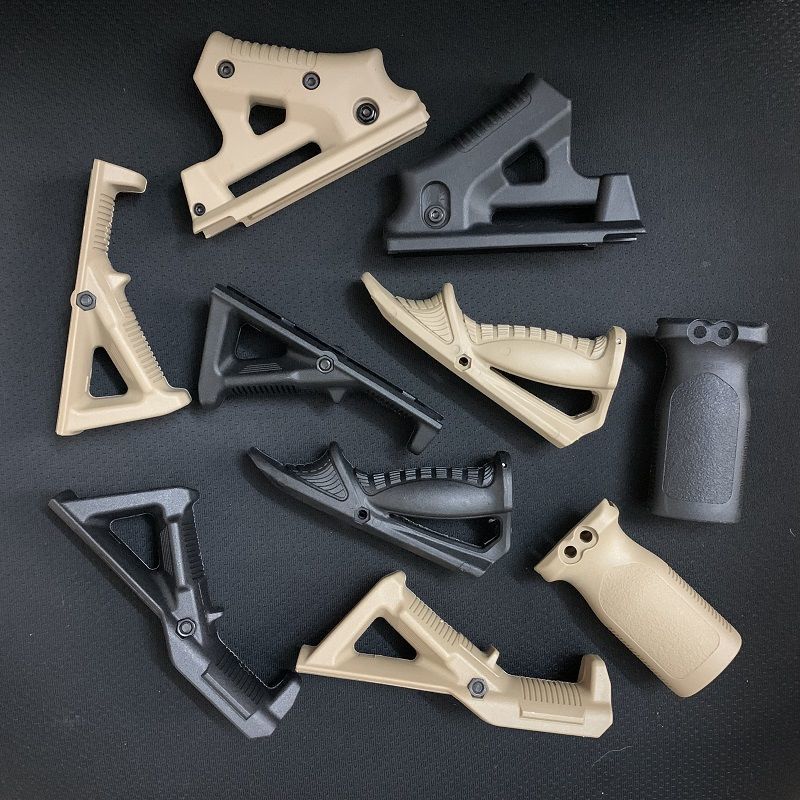 普特汇握把战术 垂直握把金属软玩具配件三角尼龙柄 握rvg三角鸭嘴把