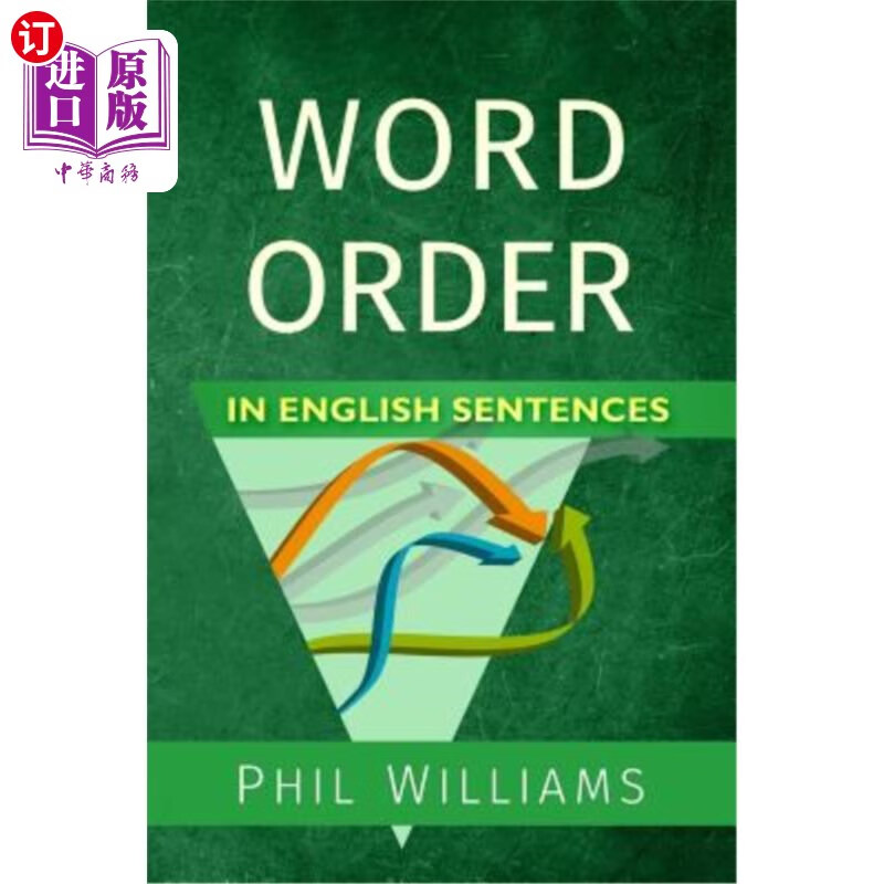 海外直订word order in english sentences 英语句子中的词序