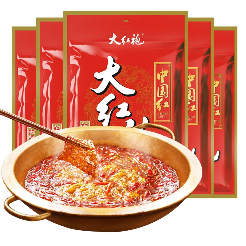 大红袍 火锅底料 中国红150g*5