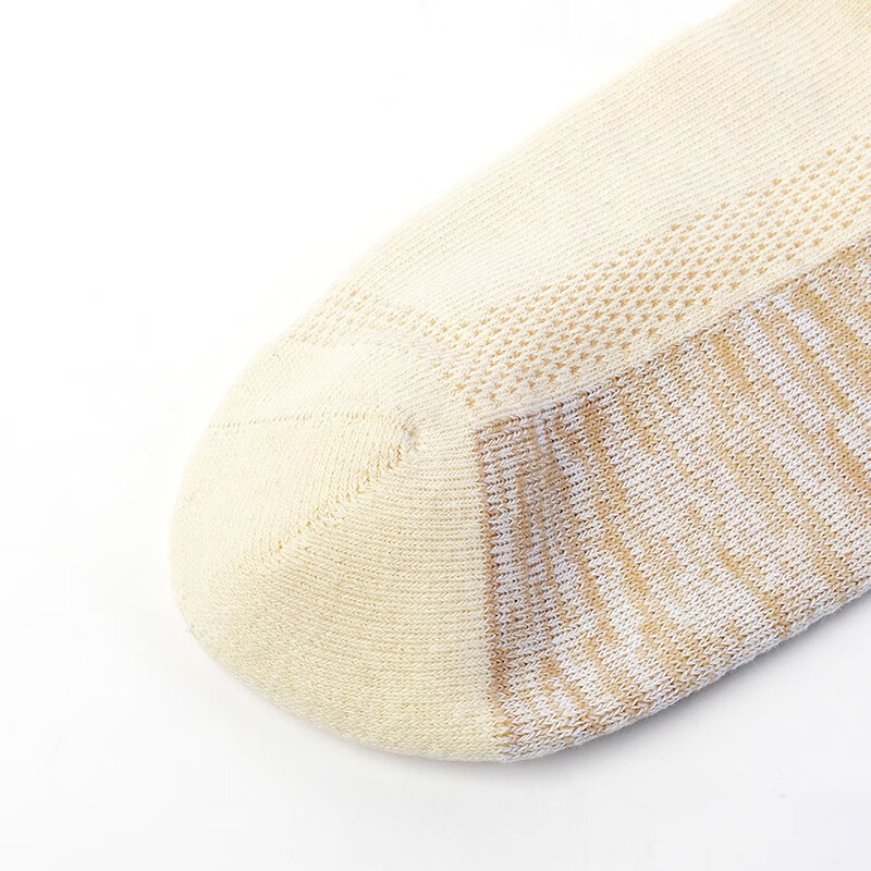 可代尔秋冬糖尿病足专用中老年宽松口袜加厚大码毛巾底脚伤肿术后中筒袜 超级宽松版米白34-39/ 1双