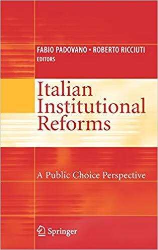预订 italian institutional reforms: a public choice perspective