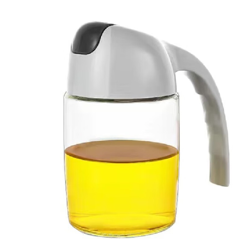 自动开合油壶 调料瓶防漏玻璃油瓶 厨房油罐不滴油豪享福 300ML【1个装】