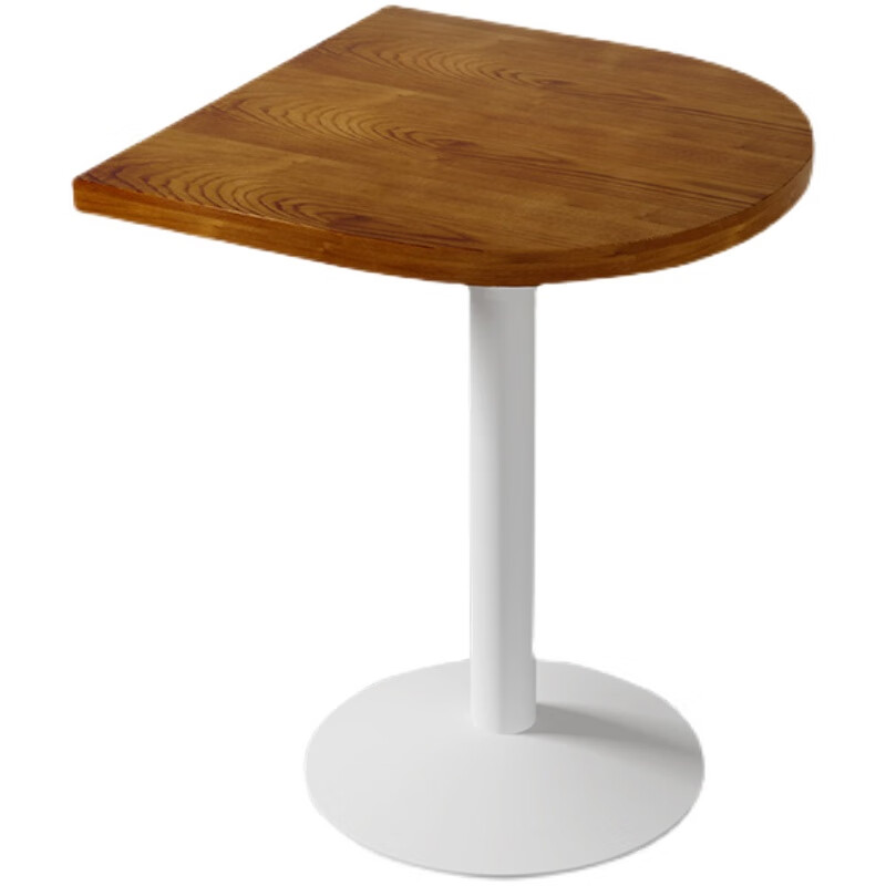 披萨牛排西餐厅寿司料理店甜品奶茶店咖啡厅桌子 夹板贴实木皮半圆桌