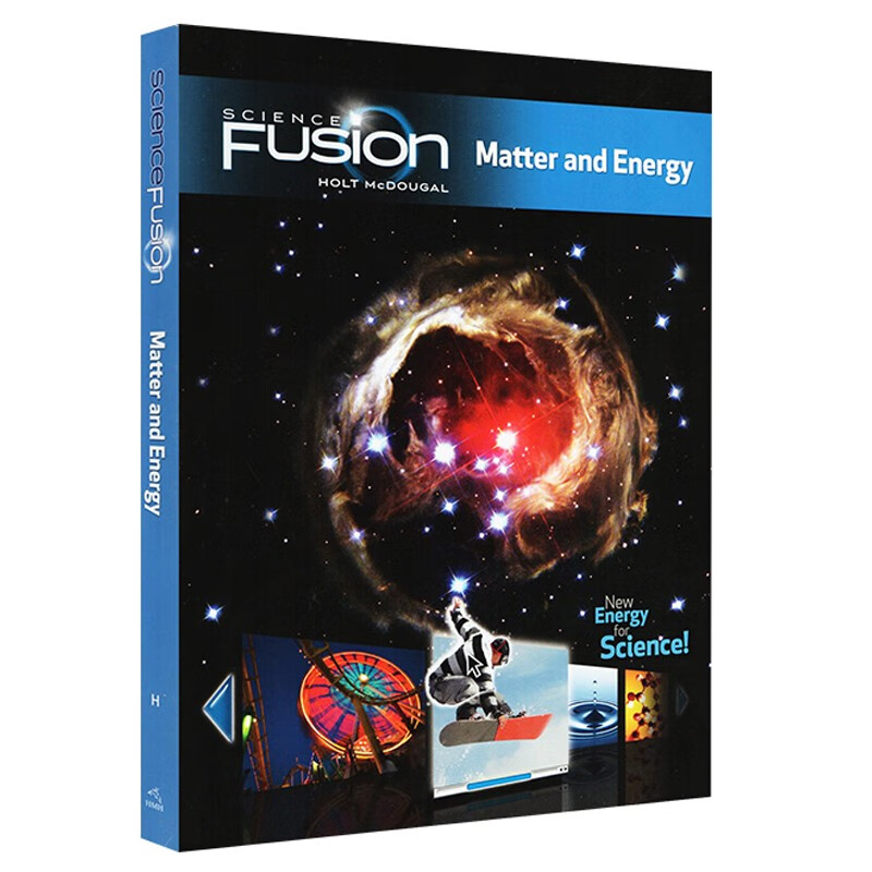 英文原版 Science Fusion系列 Matter And Energy 美国中学生科学教材 物质与能量 HMH