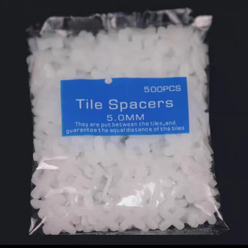 瓷砖十字架贴砖十字卡胶粒瓷砖卡子1.5mm2mm留缝卡子塑料十字卡 5.