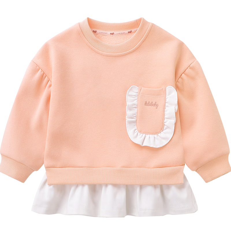 ����ͯװ�����ﶬ��ͯԲ�����¼���������T��Ů������������ �ۺ�ɫ 110 ��