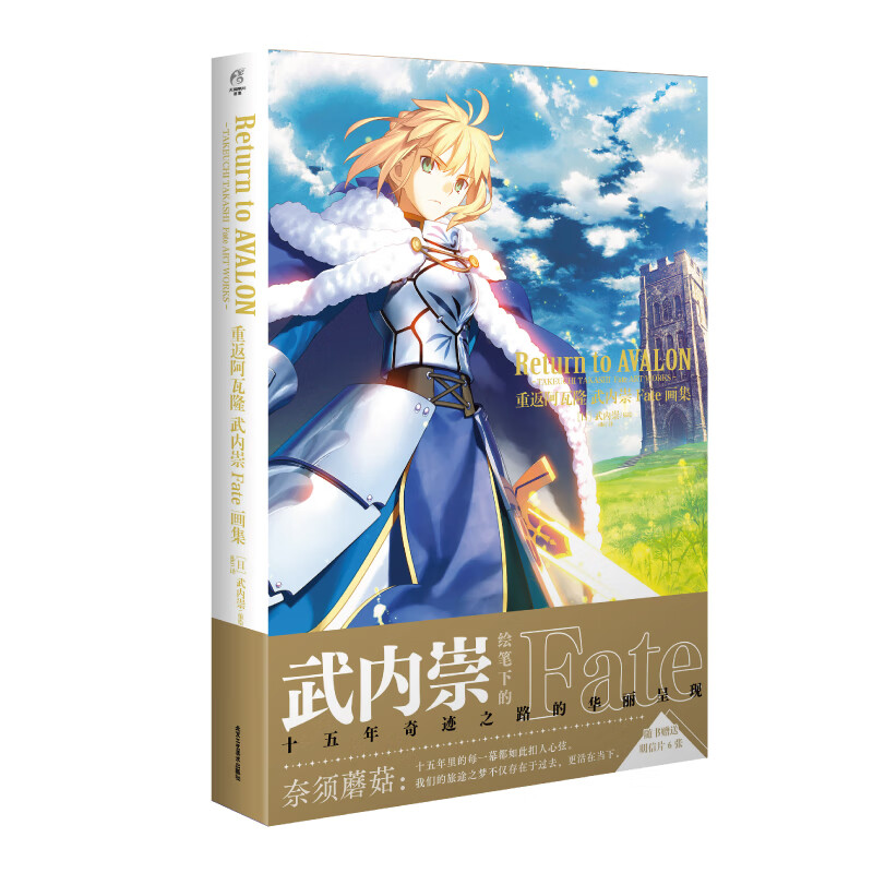 重返阿瓦隆 武内崇Fate画集 简体中文版武内崇绘笔下Fate十五年人物设定原画美术插画集动漫画册天闻角川