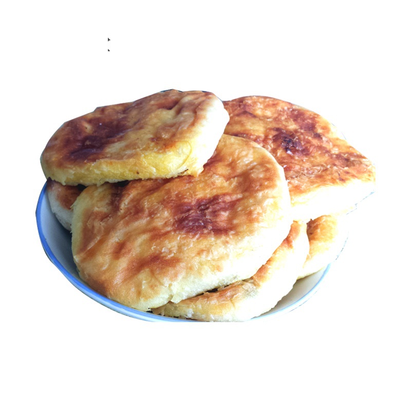 虎钢馋个东北特产老式烧饼 农家手工自制豆沙馅饼糖馅咸甜味烤饼 甜味