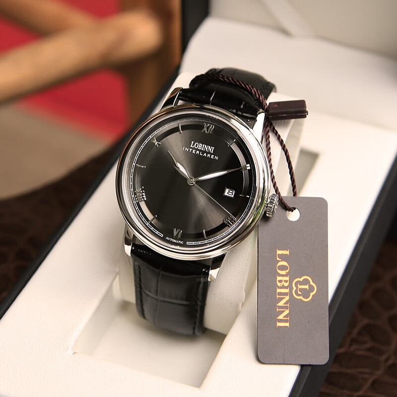 罗宾尼(lobinni)【品质严选】手表男全自动机械表防水超薄休闲商务