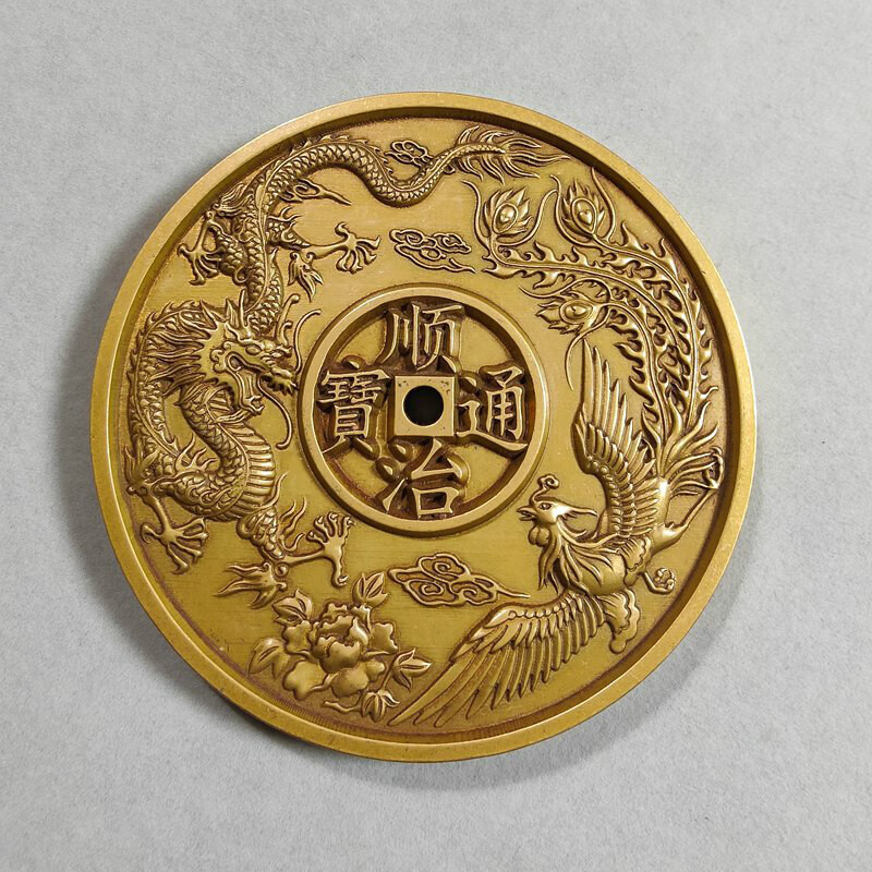 神至 官雕母钱 古玩钱币顺治通宝雕母钱花钱加大加厚