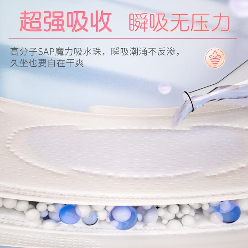 七度空间卫生巾日夜用套装优雅系列超薄棉柔组合姨妈巾套装 夜用275mm*70片