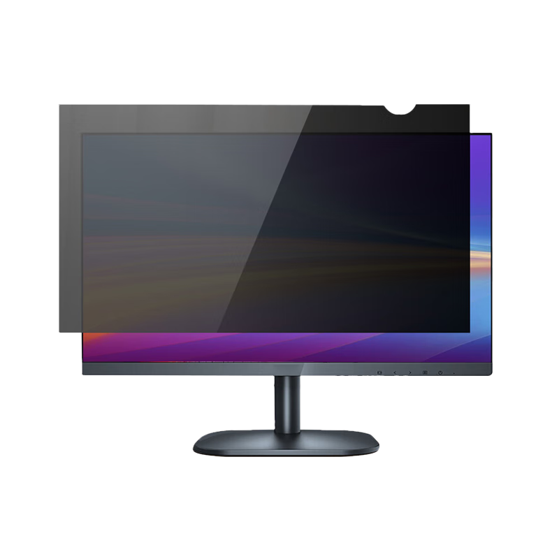 宜客萊（ECOLA）電腦防窺膜 臺式機(jī)屏幕膜 隱私保護(hù)膜 黑色23.8英寸 16:9屏幕（527mm*296mm）PF238-169