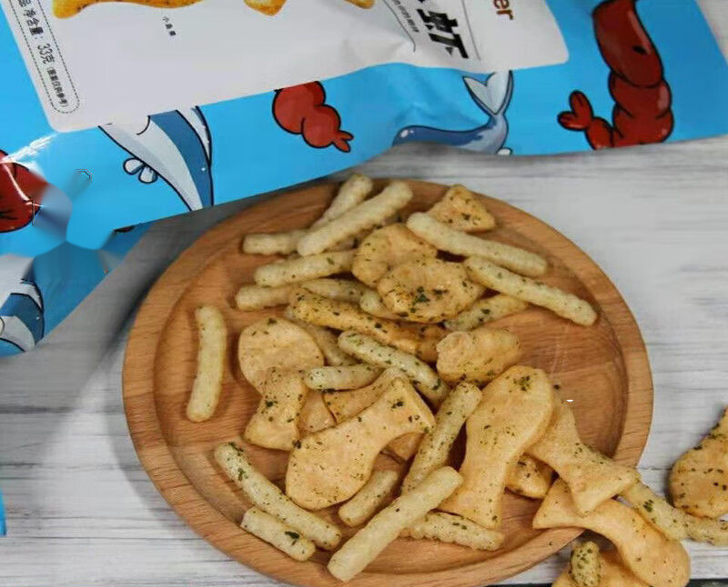 寒宁小鱼小虾膨化虾条零食薯条超好吃儿童休闲零食网红小吃 小鱼小虾