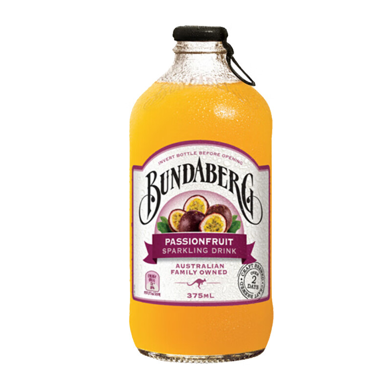 宾得宝（Bundaberg）含气果汁饮料澳洲进口网红碳酸饮料 375ml*6瓶随机/混拼/备注口味主图3