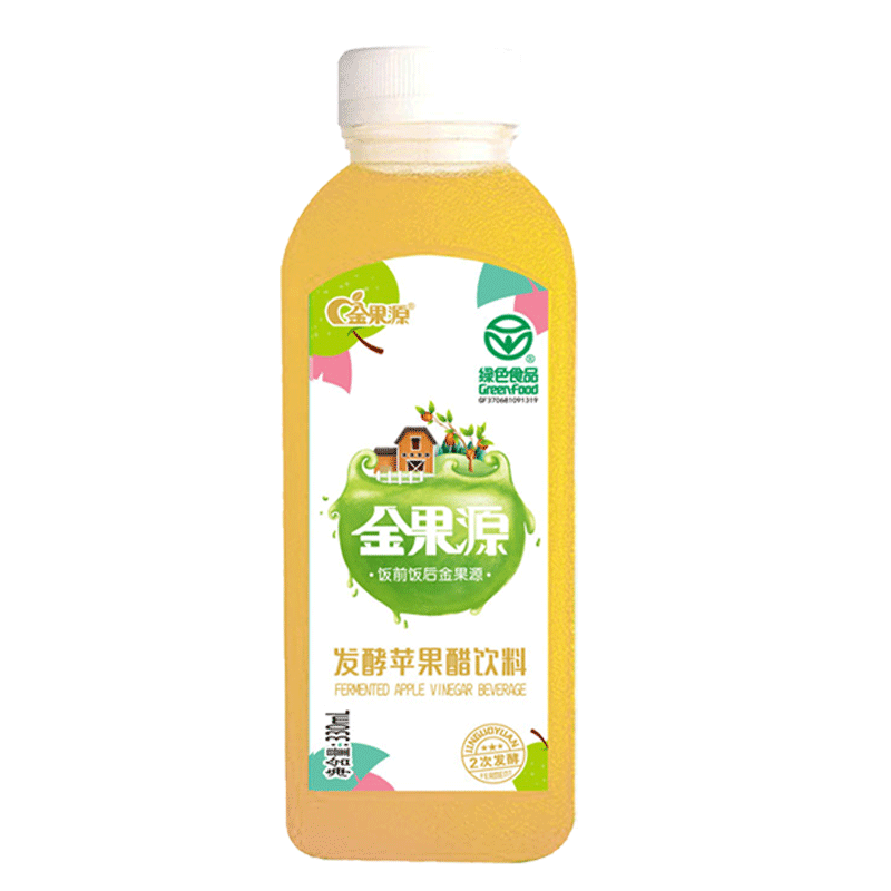 金果源 金果源 苹果醋饮料 整箱 无蔗糖型 苹果汁330ml*15 小瓶装