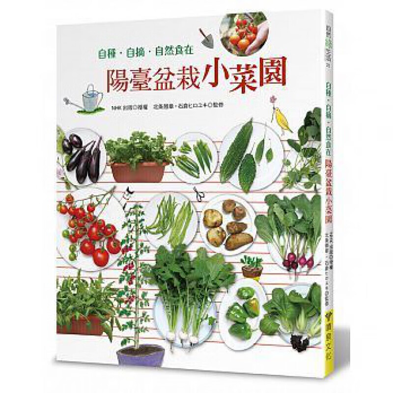 现货台版 阳台盆栽小菜园 自种自摘自然食在 小番茄毛豆茄子马铃薯秋葵苦瓜蔬菜种植管理方