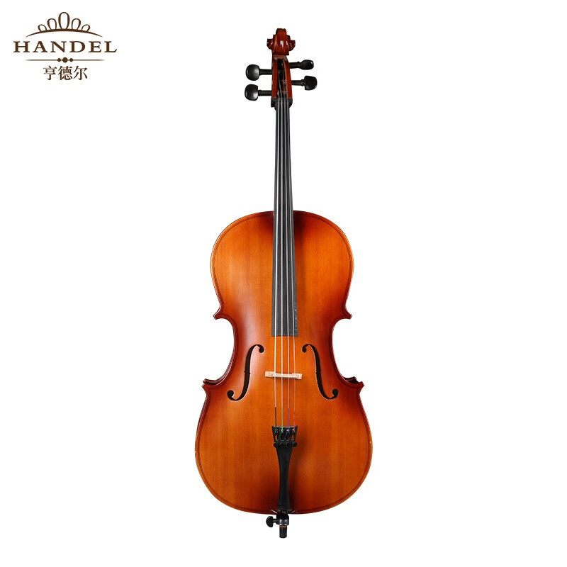 亨德尔（Handel） 大提琴初学考级专业演奏儿童学生大人仿古哑光手工大提琴 专业演奏型HC-600 亮光 4/4