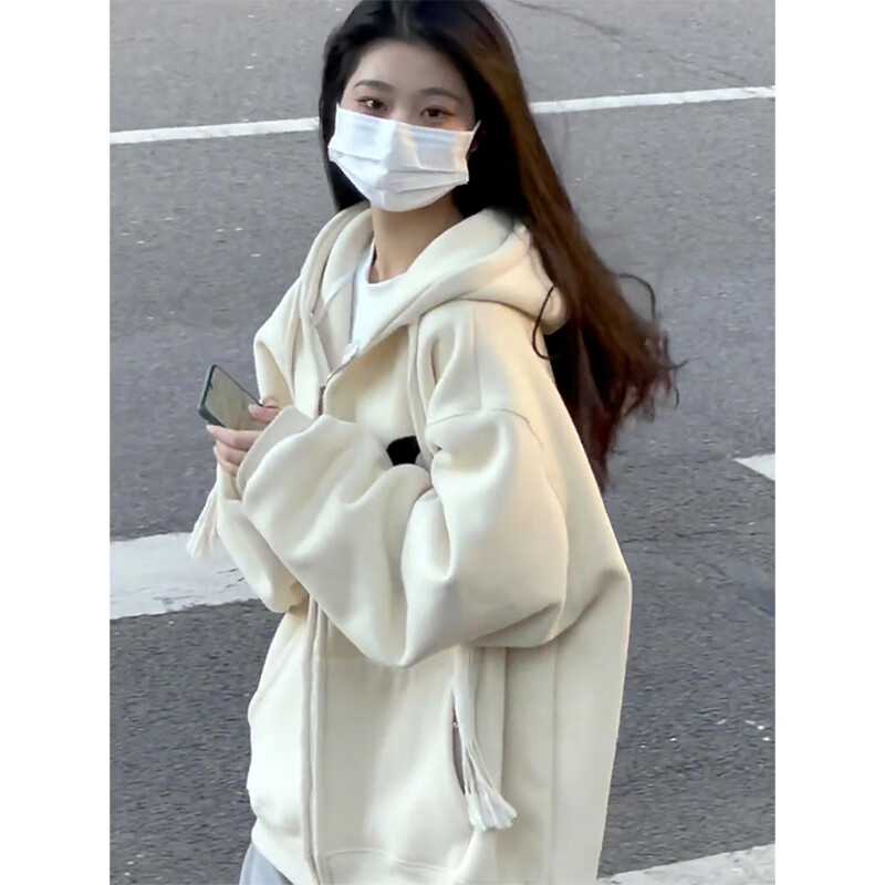 青少女生初高中学生棒球服女春秋学生带帽外套女秋加绒加厚学生百搭