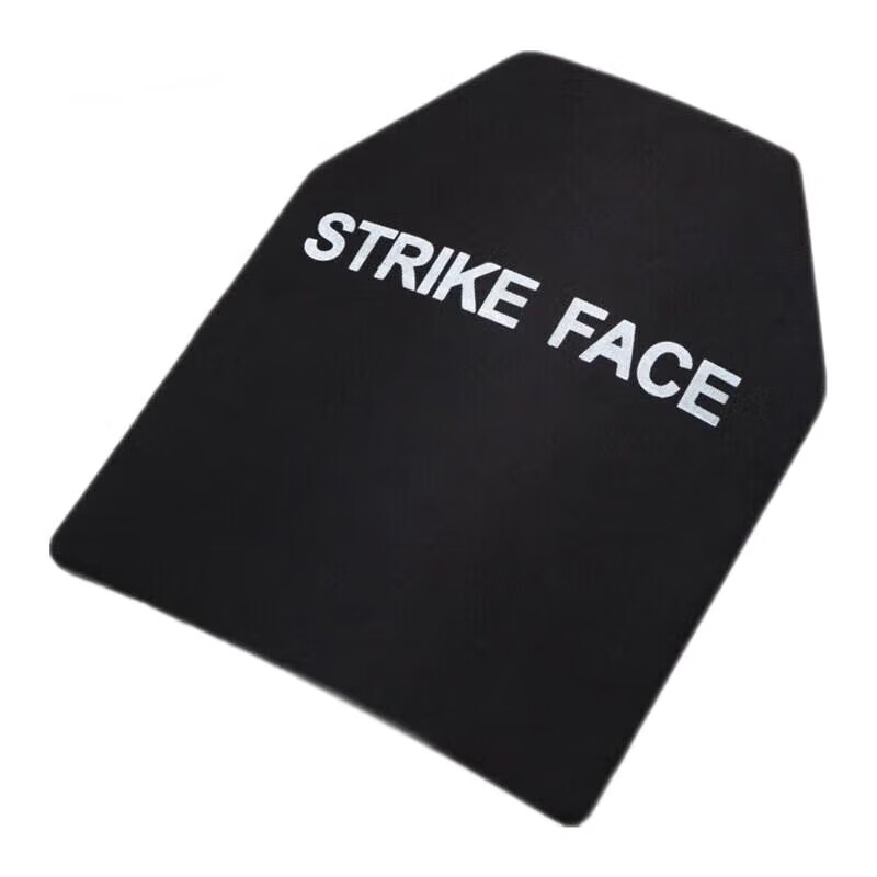 三匠防弹插板防刺钢板 防弹插板黑色4.5mm切角25*30cm