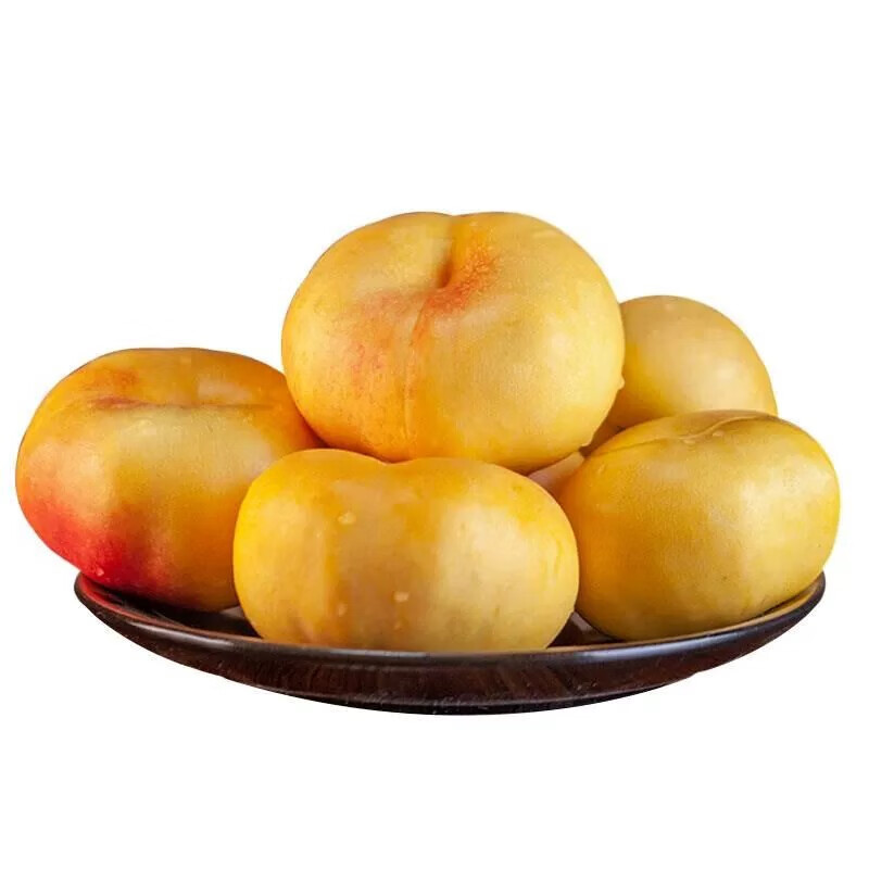青尊园黄金油蟠桃 新鲜孕妇水果纯甜扁桃新鲜时令 1斤 试吃装