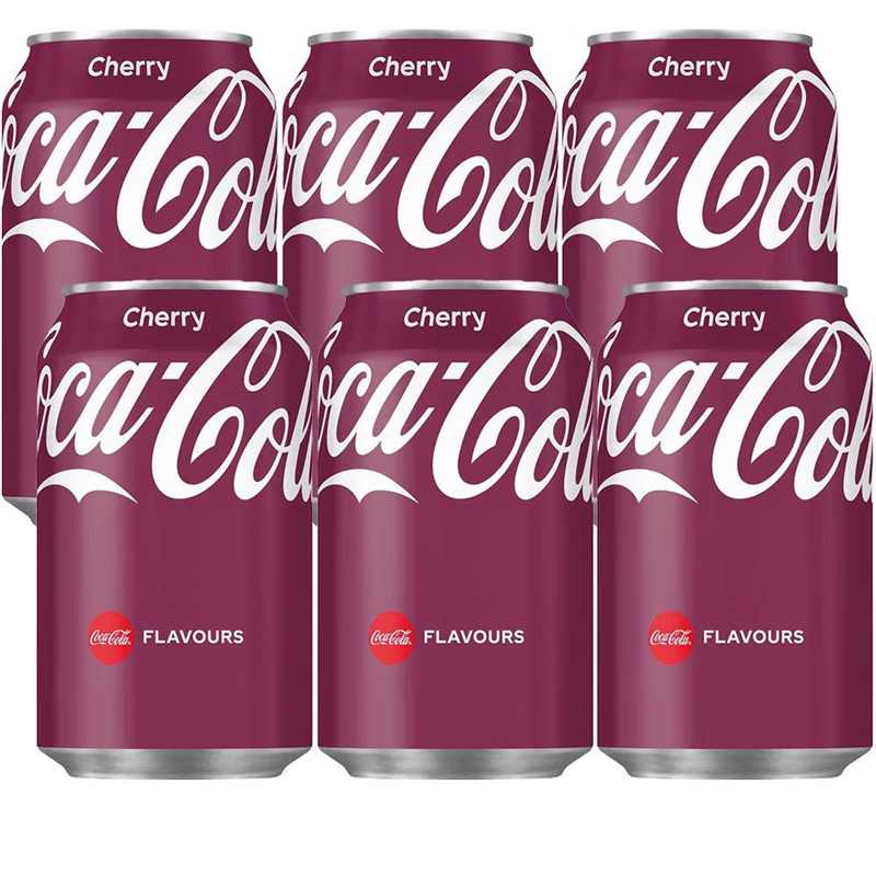 可口可乐德国进口可口可乐碳酸饮料樱桃可乐330ml/罐 新日期 德国产