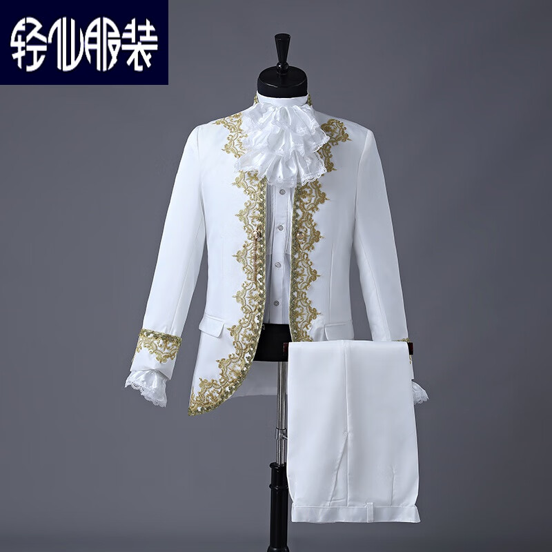 欧式宫廷演出服中世纪男士礼服 欧洲戏剧话剧 王子舞台复古表演服装