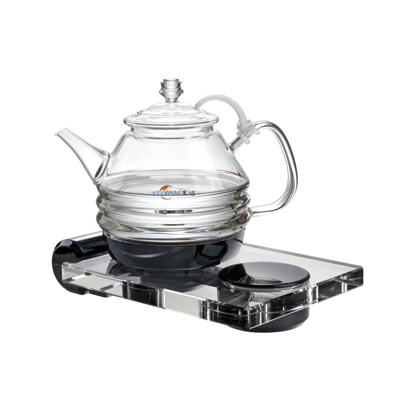 玉焰遥控全自动底部上水玻璃茶艺炉烧水壶煮茶家用茶台热水壶养生泡茶 T7 烧水款(桶装水)