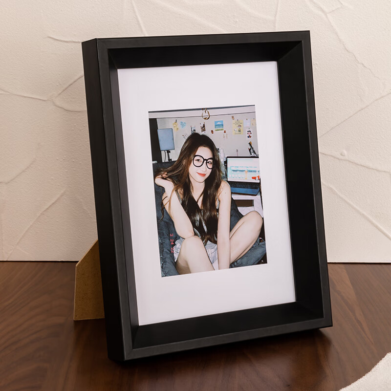 简约实木相框摆台6寸7寸8相册框架定制diy打印洗照片做成相框挂墙