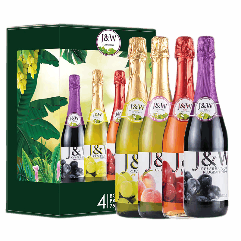 口感顶尖，品质上乘，价格稳定-西班牙原装进口J&W艾加无醇无酒精起泡气泡酒礼盒|查询葡萄酒历史价格走势