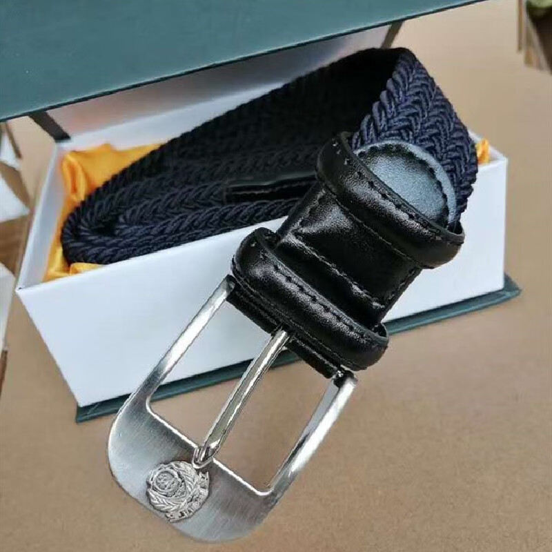 戌卫 99皮带 警黑色皮带 保安腰带执勤服内腰带针扣弹力编织西服裤带