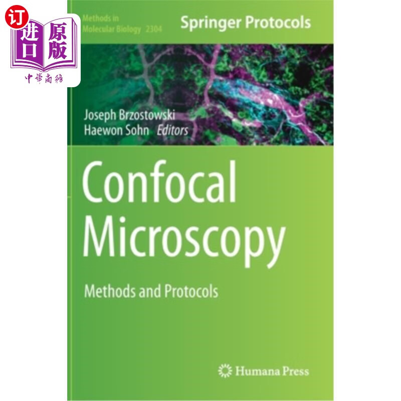 海外直订confocal microscopy: methods and protocols 共聚焦显微镜