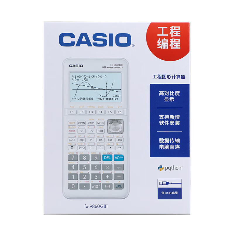 卡西欧(casio) 卡西欧(casio)fx-9860giii 图形工程测量计算器测绘