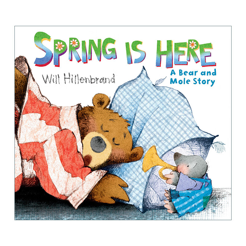 and mole story 春天来了 熊和鼹鼠的故事系列 儿童季节主题绘本 英文