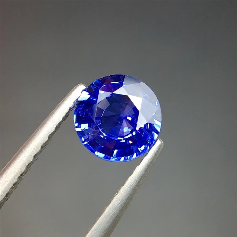 墨辰珠宝 天然蓝宝石裸石 火彩漂亮 晶体通透 重:1.03
