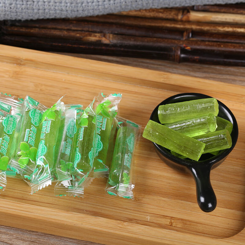 桃梨园薄荷棍老式薄荷糖怀旧80后润喉糖老式零食糖果清凉薄荷味