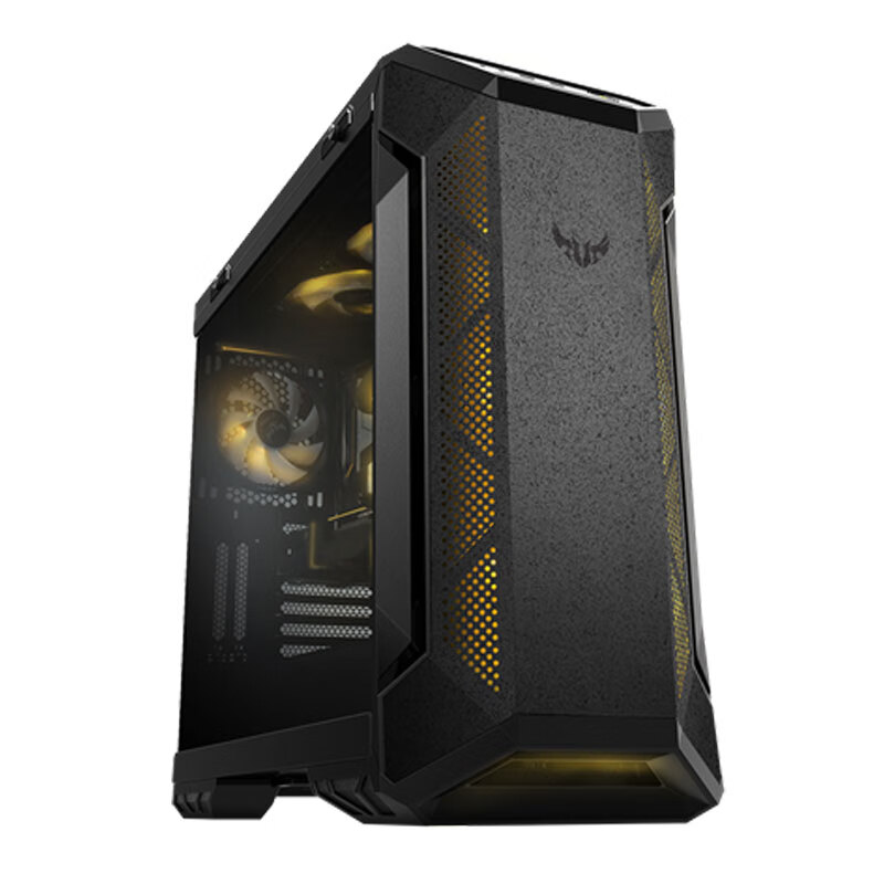 华硕（ASUS） TUF GAMING GT501机箱全塔侧透玻璃组装主机散热水冷电脑机箱 TUF GT501狙击黑色