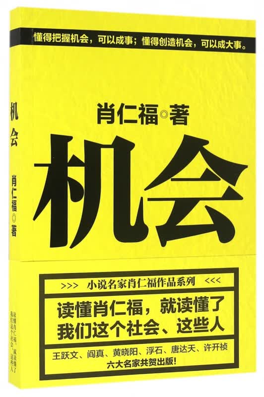机会 肖仁福 本书写尽了公务员阶层的众生相 也写尽了官僚阶层和社会各阶层错综复杂的关系 一面真