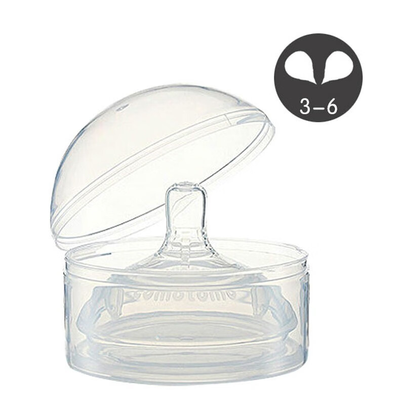 可么多么(como tomo)可么多么 奶嘴 韩国进口 宽口径 婴幼儿硅胶奶嘴