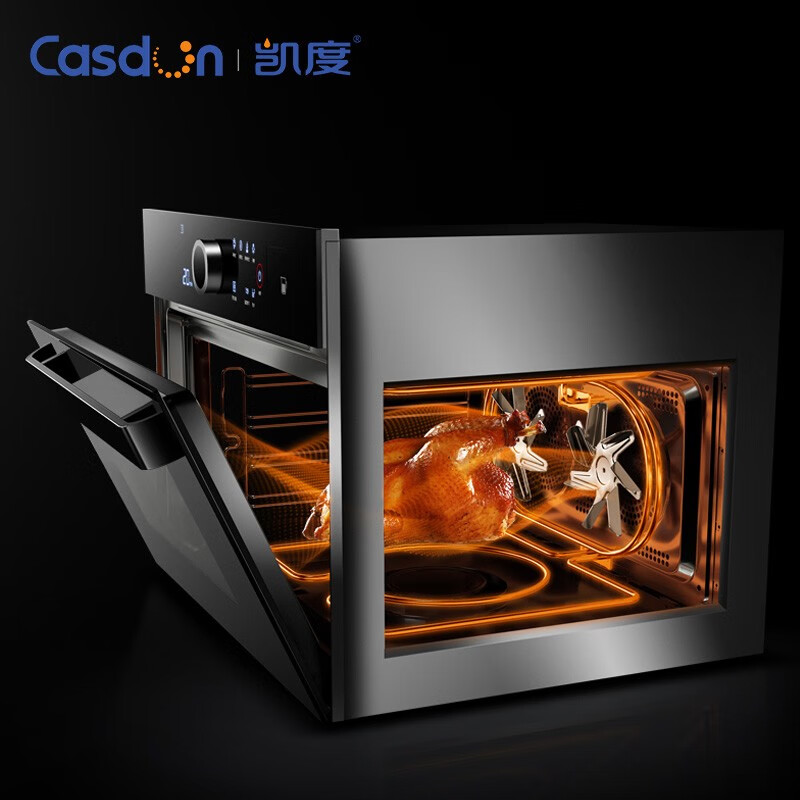 凯度（CASDON）嵌入式蒸烤一体机双热风蒸箱56L大容量家用二合一蒸烤箱 SV5630EEB-GA