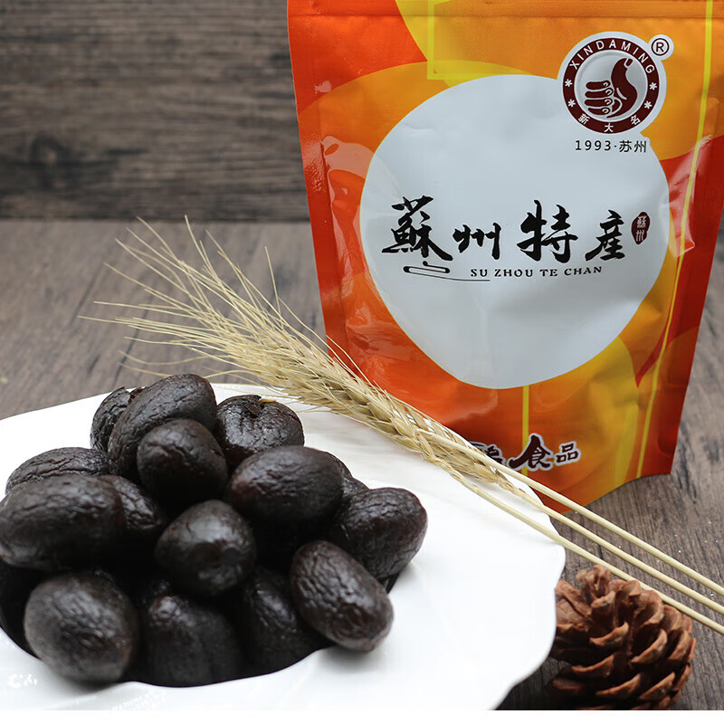 新大名(xindaming)大名食品苏州土特产拷扁橄榄蜜饯果脯零食 拷扁橄榄