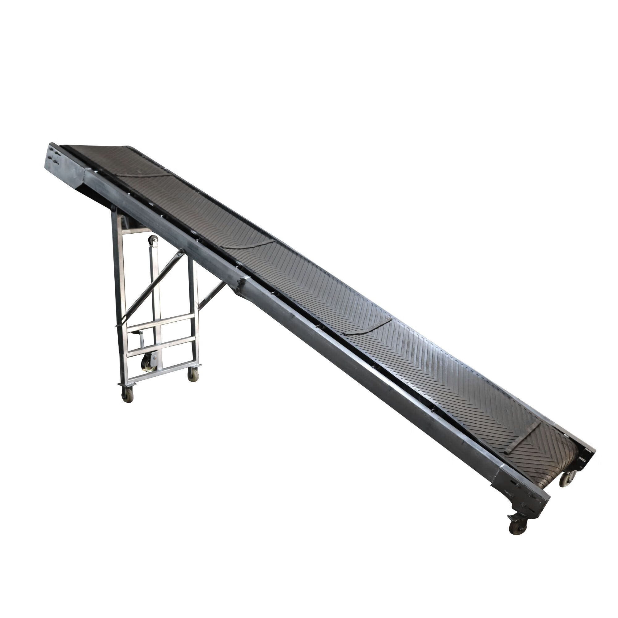 xmsjpdq可调速传输带可折叠防滑流水线传送带升降移动化肥装车神器输