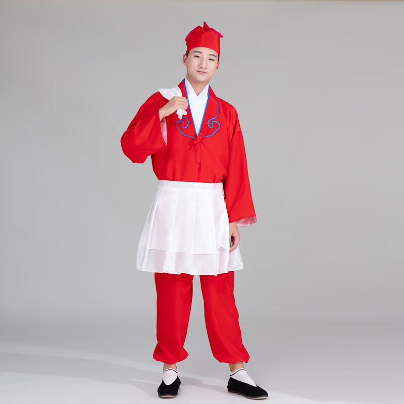 zhouyouyang戏曲服装店小二豫剧小苍娃唱戏演出服书童武大郎戏剧茶