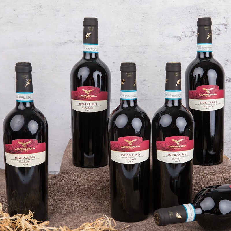 巴多利诺红葡萄酒12.5%vol 750ml单瓶装
