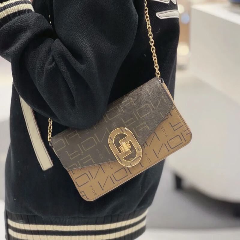 菲安妮女包花窗系列专柜单肩斜挎小方包faafjkn001我 faafjkn001brncm