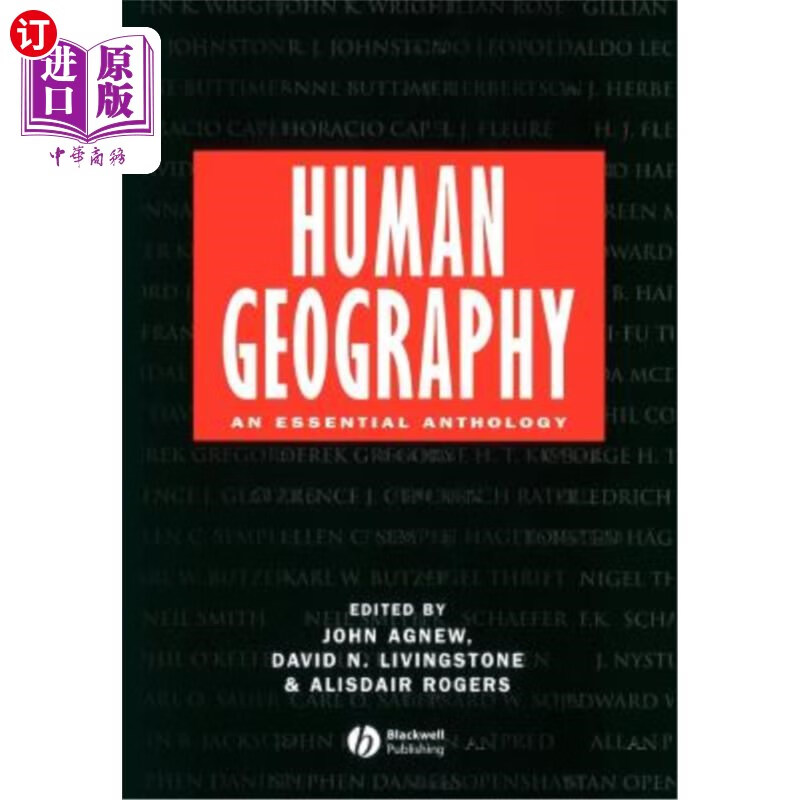 海外直订human geography 人文地理学-选集